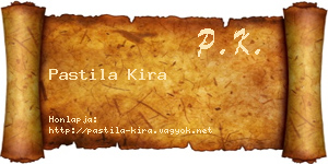 Pastila Kira névjegykártya